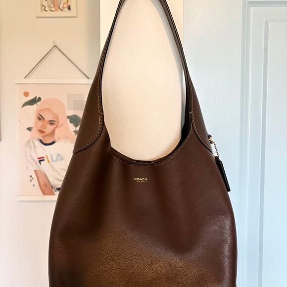 Coach Handbags - Coach Brooklyn 28 Maple Leather Shoulder Bag